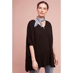 Anthropologie | Jane Ribbed V Neck Tunic